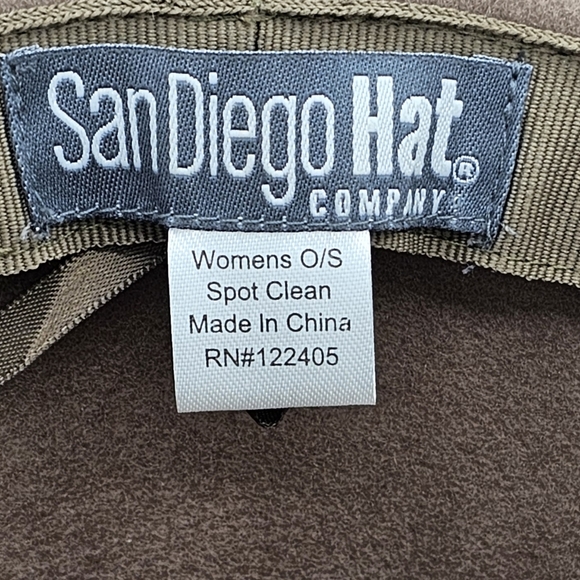 San Diego Hat Company Brown Wool Fedora Hat - Picture 8 of 11